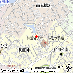 和田北公園周辺の地図