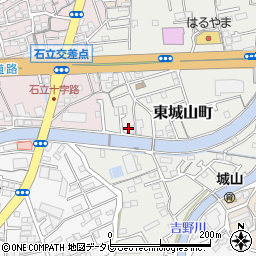高知県高知市東城山町114-4周辺の地図