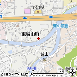 高知県高知市東城山町46-8周辺の地図