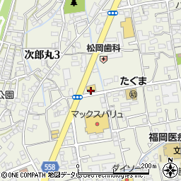 ピエトロ次郎丸店周辺の地図