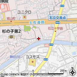 高知県高知市城山町120周辺の地図