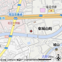 高知県高知市東城山町114周辺の地図