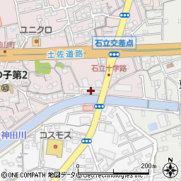 高知県高知市城山町51周辺の地図