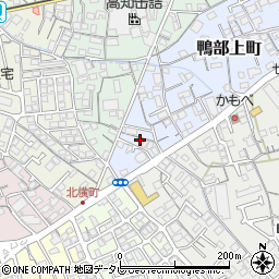 高知県高知市鴨部上町14-11周辺の地図