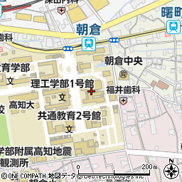 メディアの森・学術情報基盤図書館周辺の地図