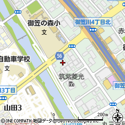株式会社山本製作所　福岡営業所周辺の地図