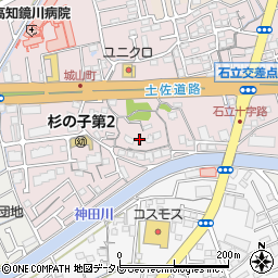高知県高知市城山町144周辺の地図