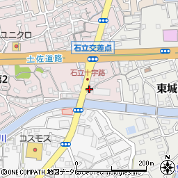 高知県高知市城山町43周辺の地図