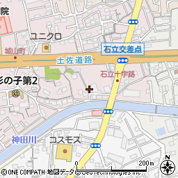 高知県高知市城山町119周辺の地図
