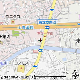 四国銀行鴨田支店 ＡＴＭ周辺の地図
