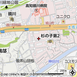 高知県高知市城山町187周辺の地図