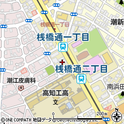 タリーズコーヒー高知桟橋通り店周辺の地図