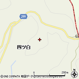 高知県高岡郡佐川町四ツ白1098周辺の地図
