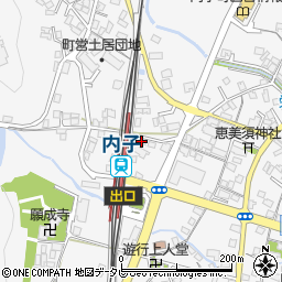 愛媛県喜多郡内子町内子232周辺の地図