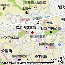 高知県吾川郡いの町旭町119周辺の地図