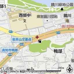 鴨田小学通周辺の地図