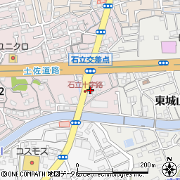 高知県高知市城山町36-3周辺の地図