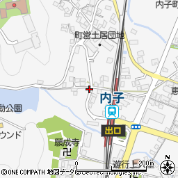 愛媛県喜多郡内子町内子202周辺の地図