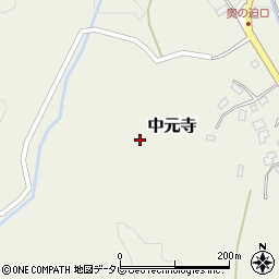 福岡県田川郡添田町中元寺2785周辺の地図