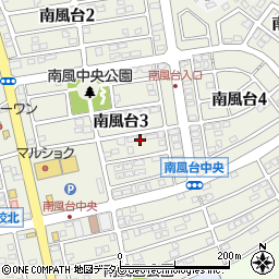 福岡県糸島市南風台周辺の地図