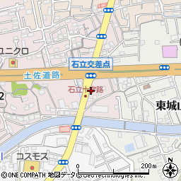 高知県高知市城山町36周辺の地図