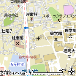 福岡大学周辺の地図