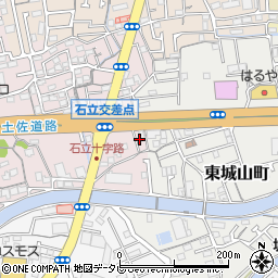 高知県高知市城山町28周辺の地図