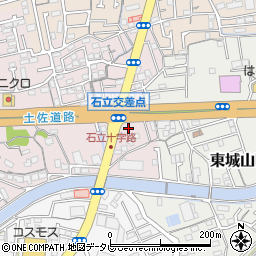 高知県高知市城山町35周辺の地図
