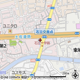 高知県高知市城山町41周辺の地図