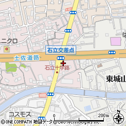 高知県高知市城山町34周辺の地図