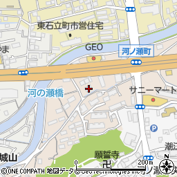 高知県高知市河ノ瀬町43-1周辺の地図