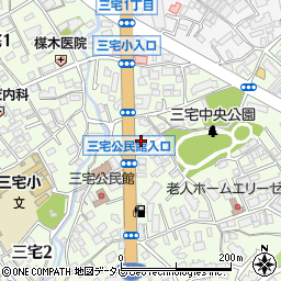 ＪＡ福岡市三宅周辺の地図