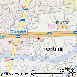 高知県高知市東城山町100周辺の地図