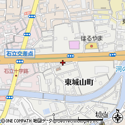 高知県高知市東城山町108周辺の地図
