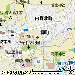 高知県吾川郡いの町柳町周辺の地図