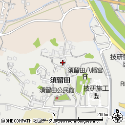 高知県香南市赤岡町須留田2176周辺の地図