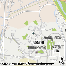 高知県香南市赤岡町須留田2130周辺の地図