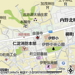 金蓮寺周辺の地図