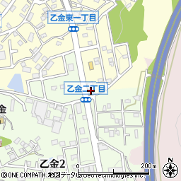 福岡県大野城市乙金東1丁目32-20周辺の地図