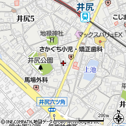 福岡銀行井尻支店周辺の地図