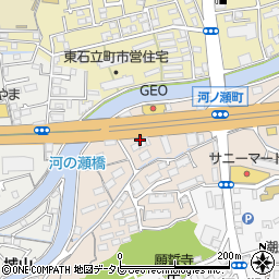 高知県高知市河ノ瀬町44周辺の地図