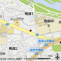 ピザ・ロイヤルハット　高知西店周辺の地図