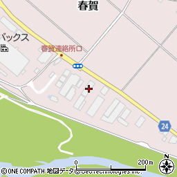 愛媛県大洲市春賀578-1周辺の地図