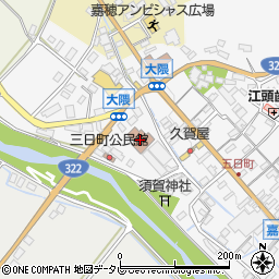 飯塚消防署嘉麻分署周辺の地図