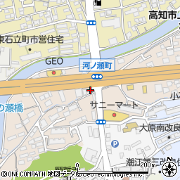 高知県高知市河ノ瀬町37周辺の地図