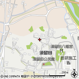 高知県香南市赤岡町須留田2128周辺の地図