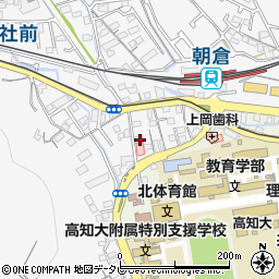 高知県高知市朝倉乙992周辺の地図