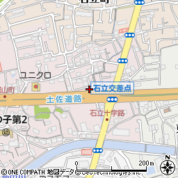 高知県高知市城山町67周辺の地図