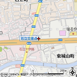 高知県高知市東城山町97周辺の地図