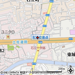 高知県高知市城山町12周辺の地図